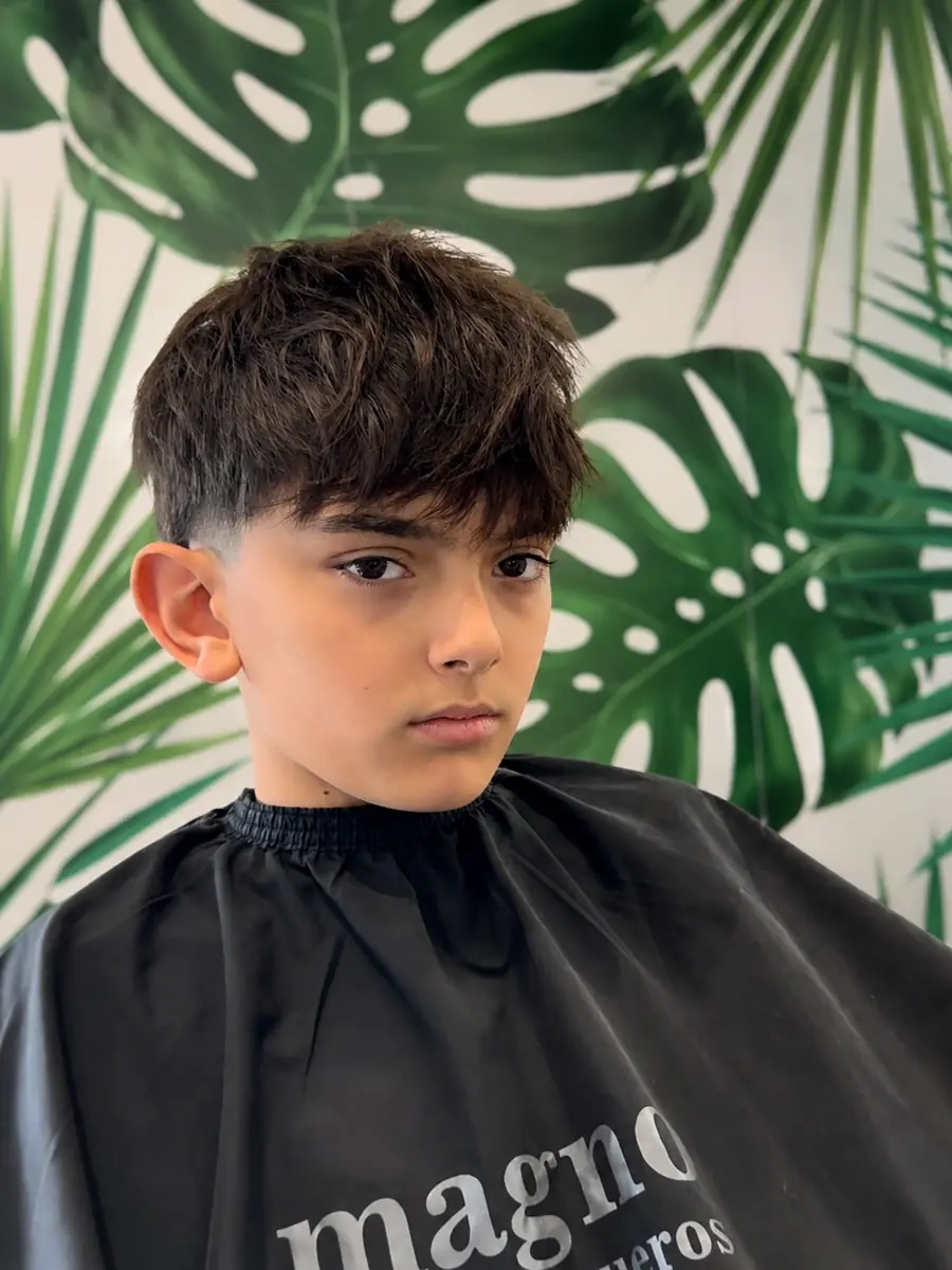 Corte juvenil texturizado